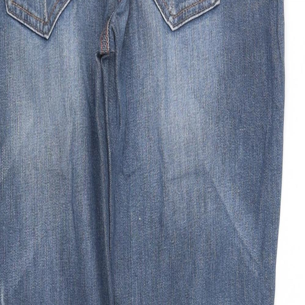 pre worn Womens Blue   Straight Jeans Size M L32 in