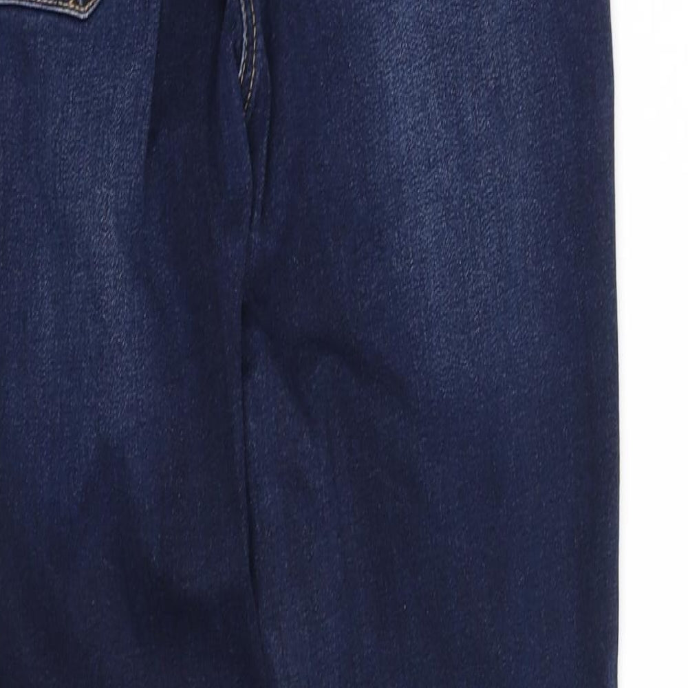 pre word Womens Grey   Straight Jeans Size 12 L29 in