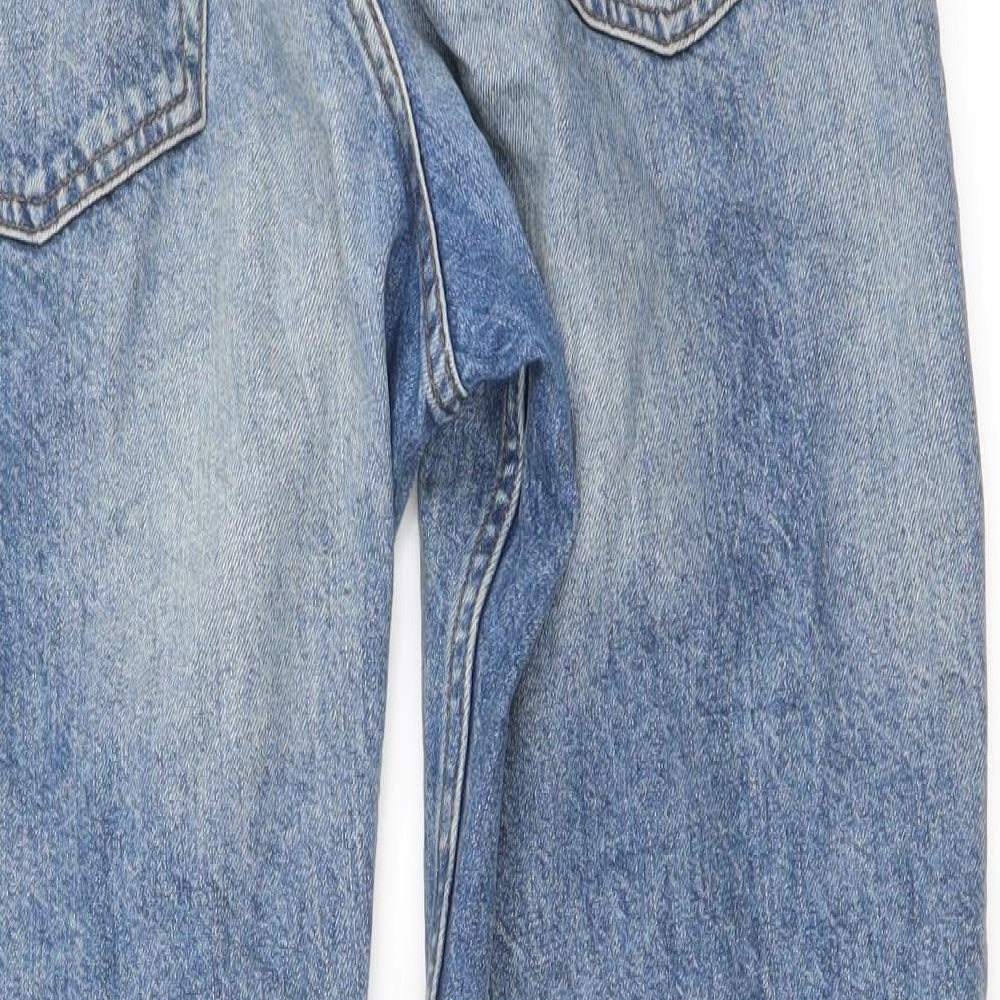 Preworn Womens Blue   Straight Jeans Size 32 in L23 in