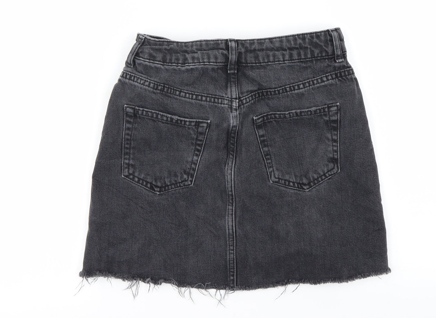 Preworn Womens Black   A-Line Skirt Size 23 in