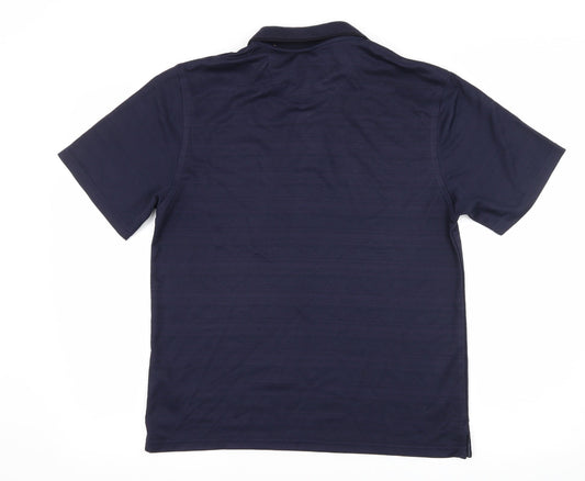 Blue Harbour Mens Blue  Jersey  Polo Size S