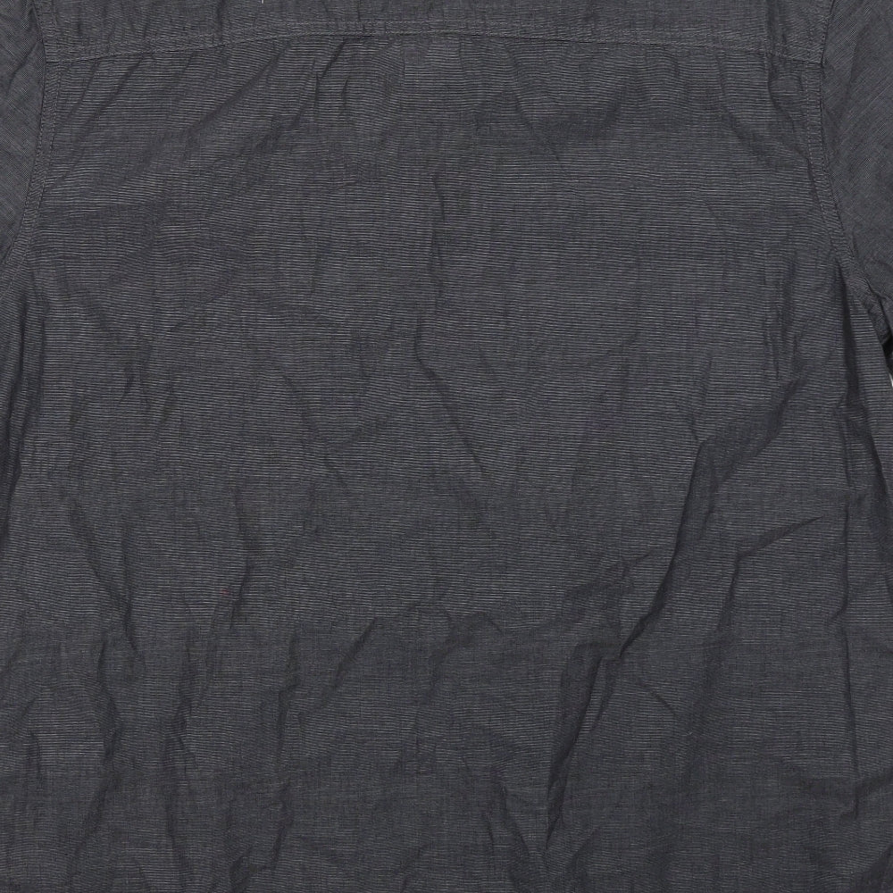 Peacocks Mens Grey    Button-Up Size L