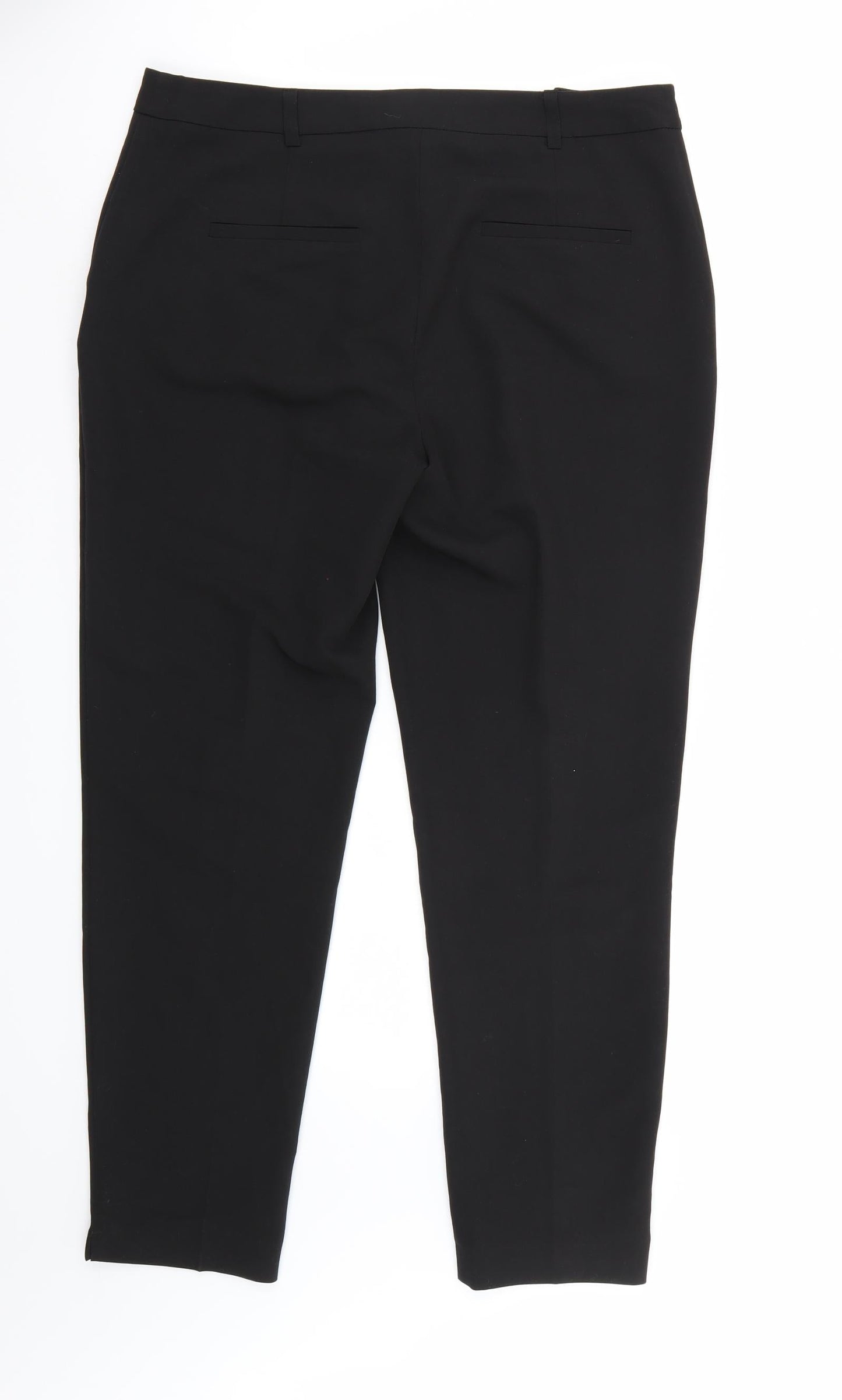 Dorothy Perkins Womens Black   Carrot Trousers Size 12 L28 in
