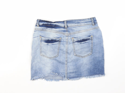 Select Womens Blue   A-Line Skirt Size 12