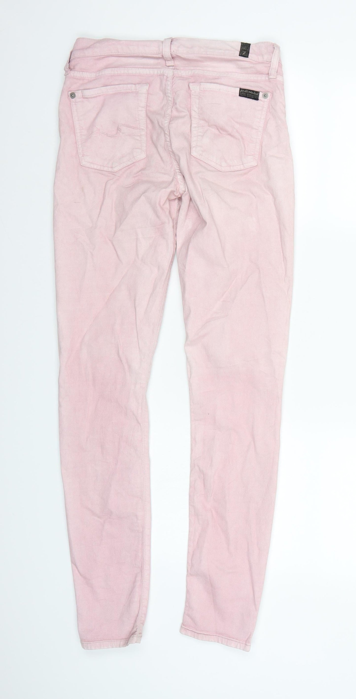 Preworn Womens Pink   Straight Jeans Size 27 L31 in