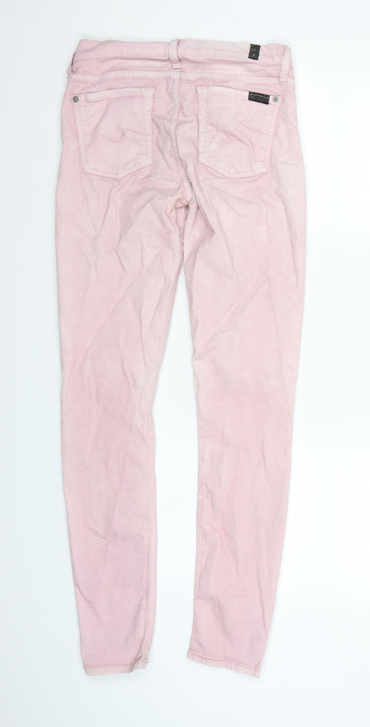 Preworn Womens Pink   Straight Jeans Size 27 L31 in