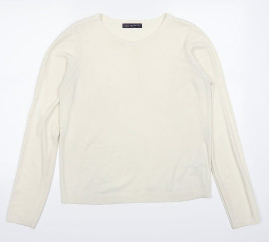 Marks and Spencer Womens Ivory   Pullover Jumper Size 12