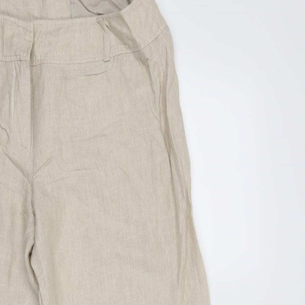MINUET Womens Beige   Trousers  Size 14 L27 in