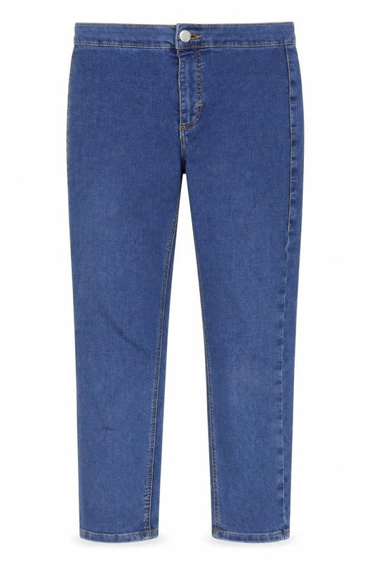 Topshop Mens Blue  Denim Straight Jeans Size 28 in