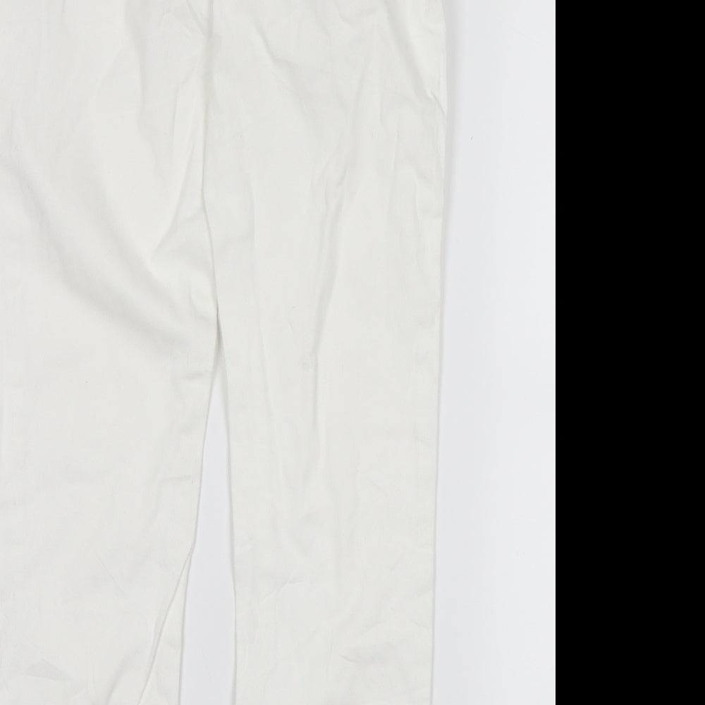 denim co  Womens White  Denim Straight Jeans Size 12