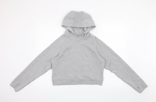 USA Pro Girls Grey   Pullover Hoodie Size 13 Years