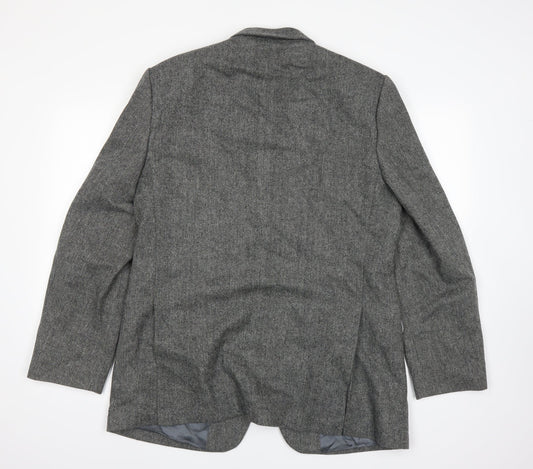 Wellington Mens Grey   Jacket Suit Jacket Size 40