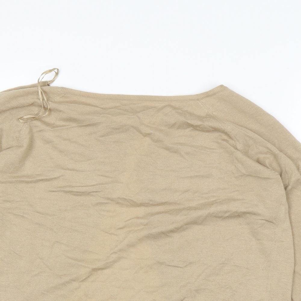 Zara Womens Brown   Basic T-Shirt Size S