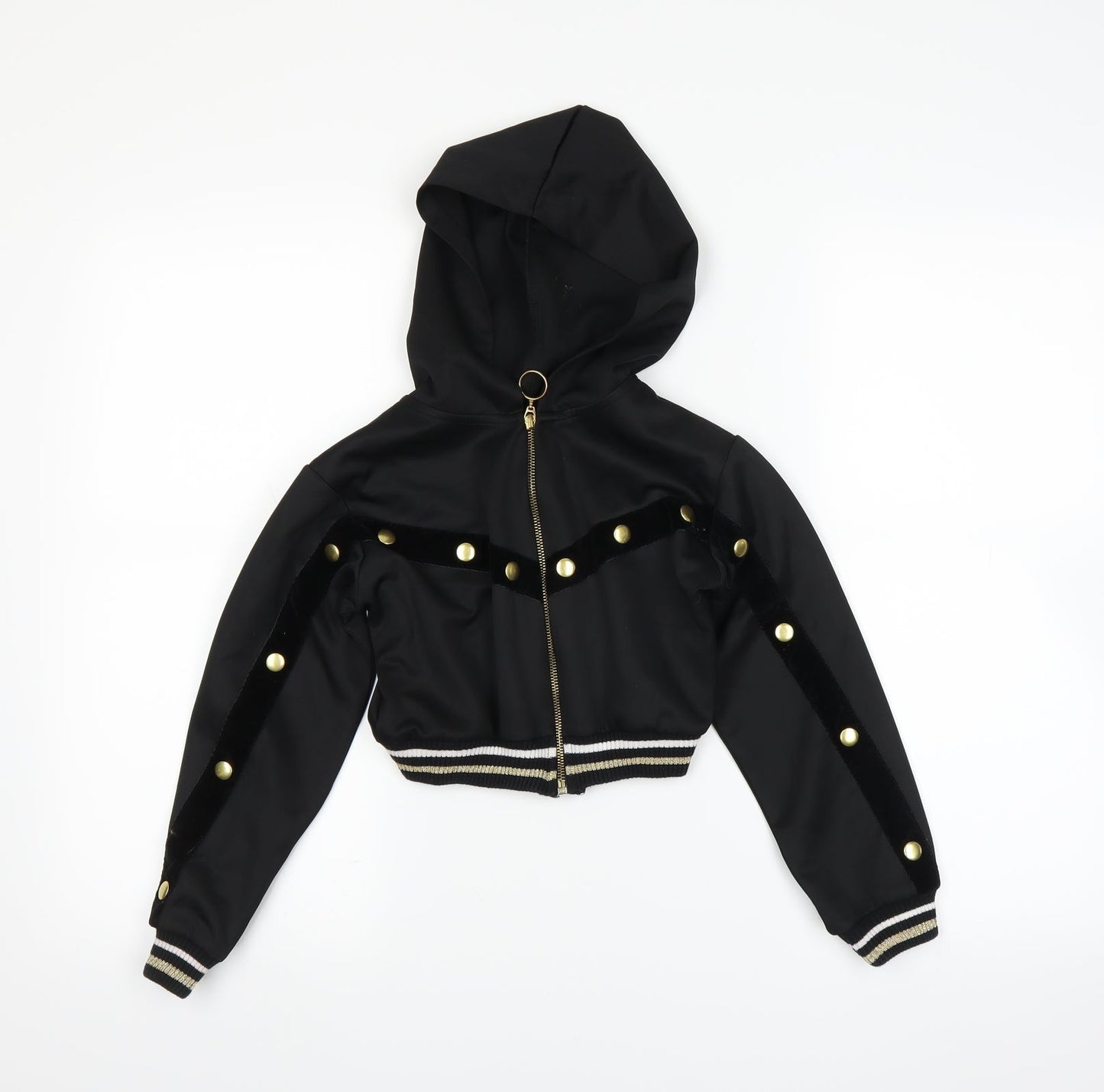 Active Girls Black   Jacket  Size 7-8 Years