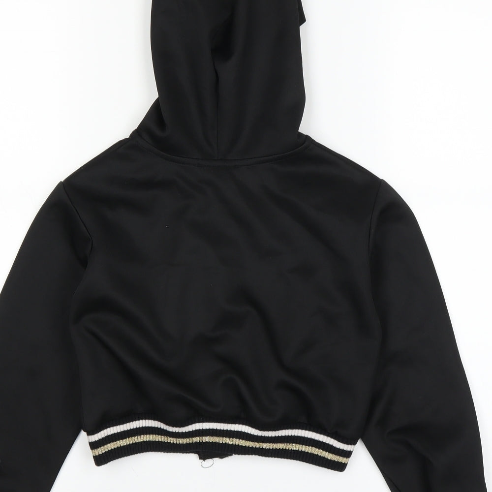 Active Girls Black   Jacket  Size 7-8 Years