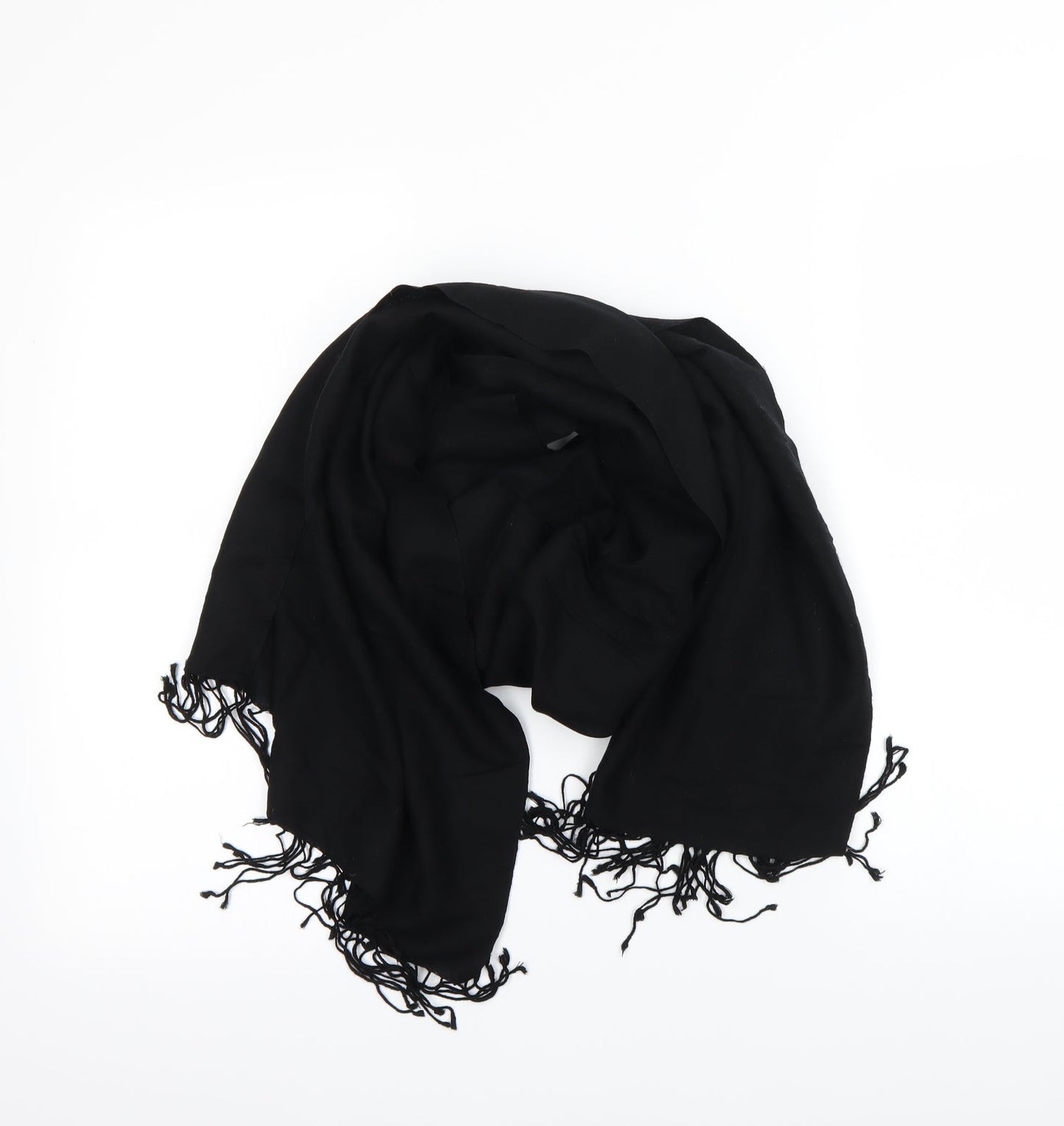 Preworn Womens Black    Scarf