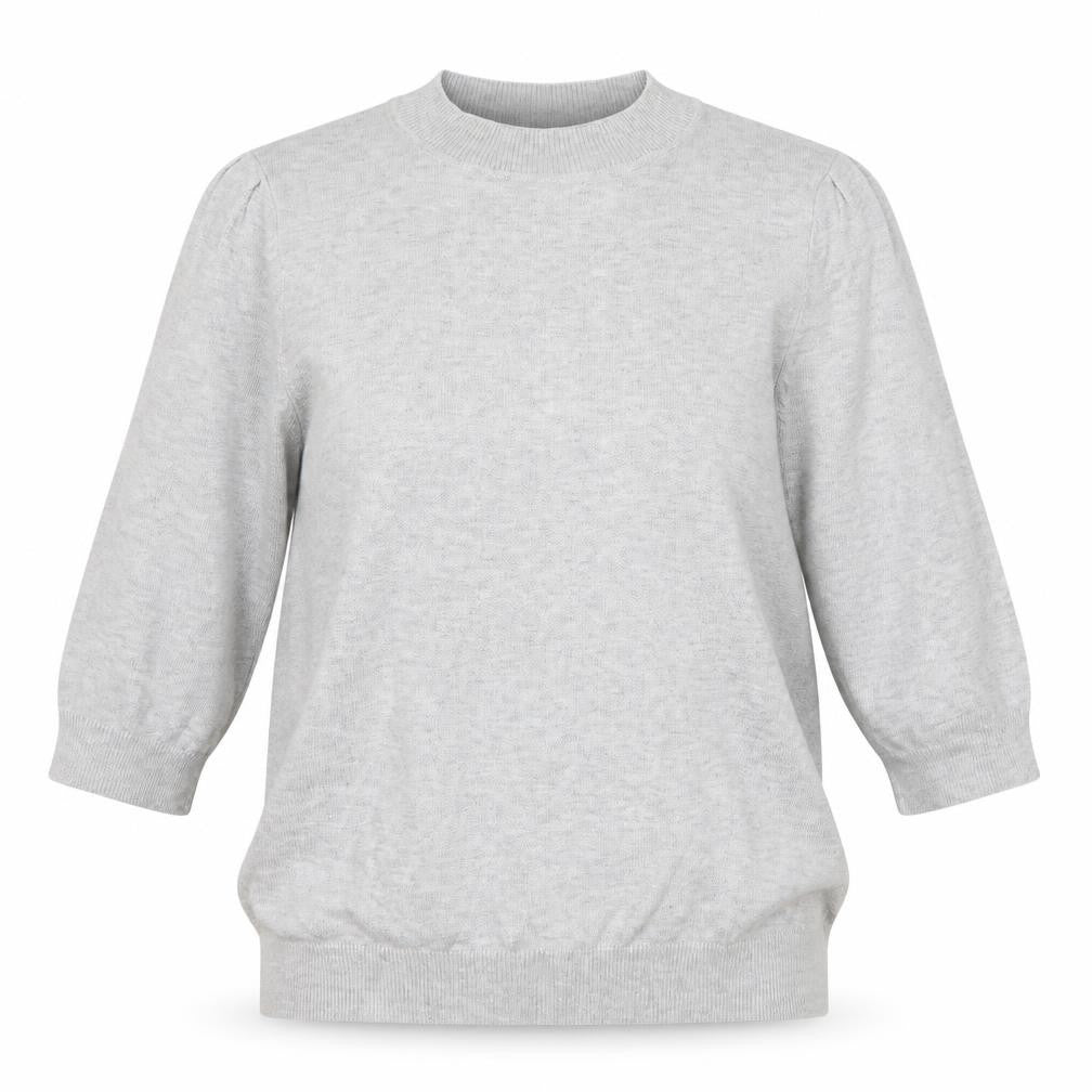 Front view of BHS women’s grey pullover sweatshirt, size UK 12