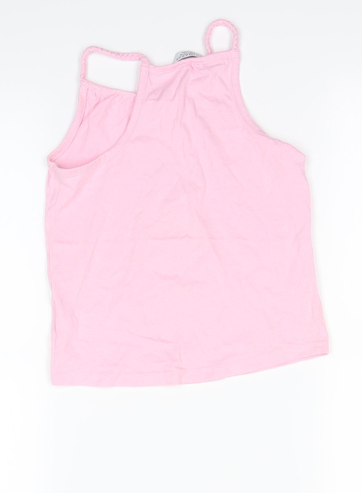 Primark Girls Pink   Basic Tank Size 7 Years