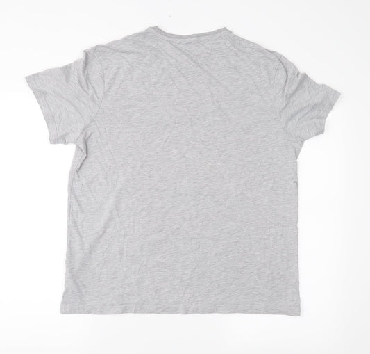 Justice League Mens Grey    T-Shirt Size L
