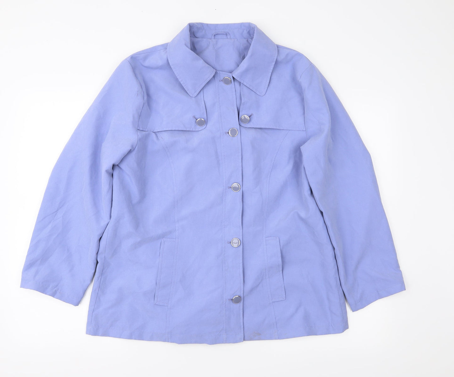 Preworn Womens Blue   Jacket Coat Size 14