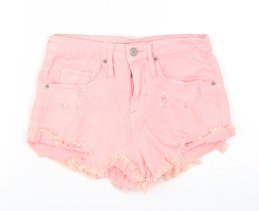 Preworn Womens Pink   Hot Pants Shorts Size 26 in