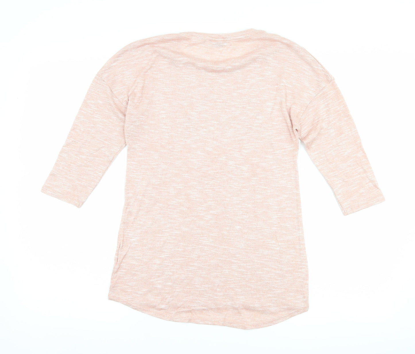 Papaya Womens Pink   Basic T-Shirt Size 8  - slogan