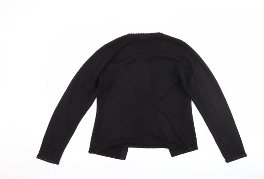 Classics Womens Black   Cardigan Jumper Size S