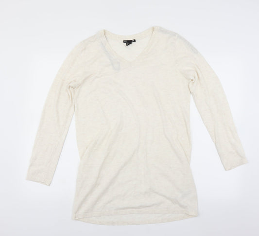H&M Womens Ivory   Pullover Jumper Size S