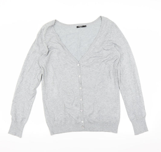 Matalan Womens Grey   Cardigan Jumper Size 16  - STRETCH
