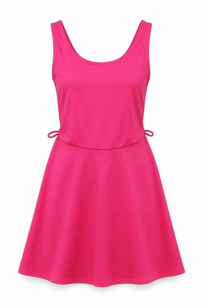 Front view of Pilot women’s pink tunic tank, size UK 8