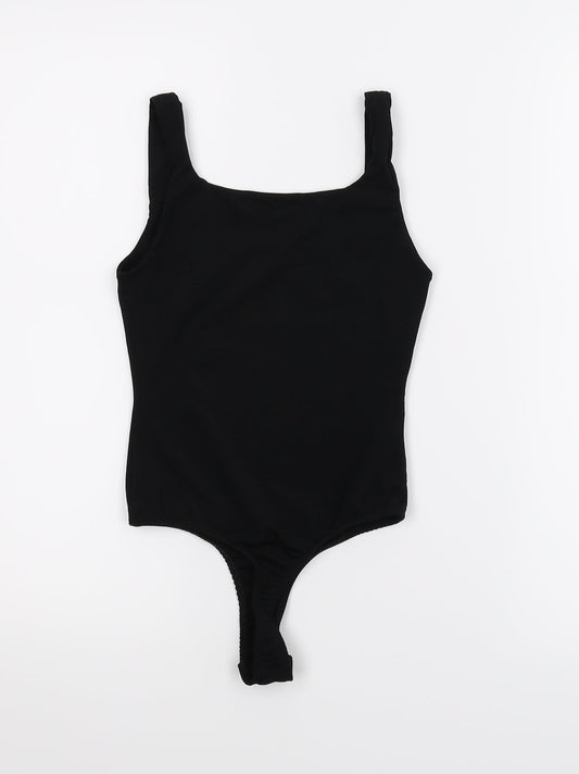 PRETTYLITTLETHING Womens Black   Basic Tank Size 6