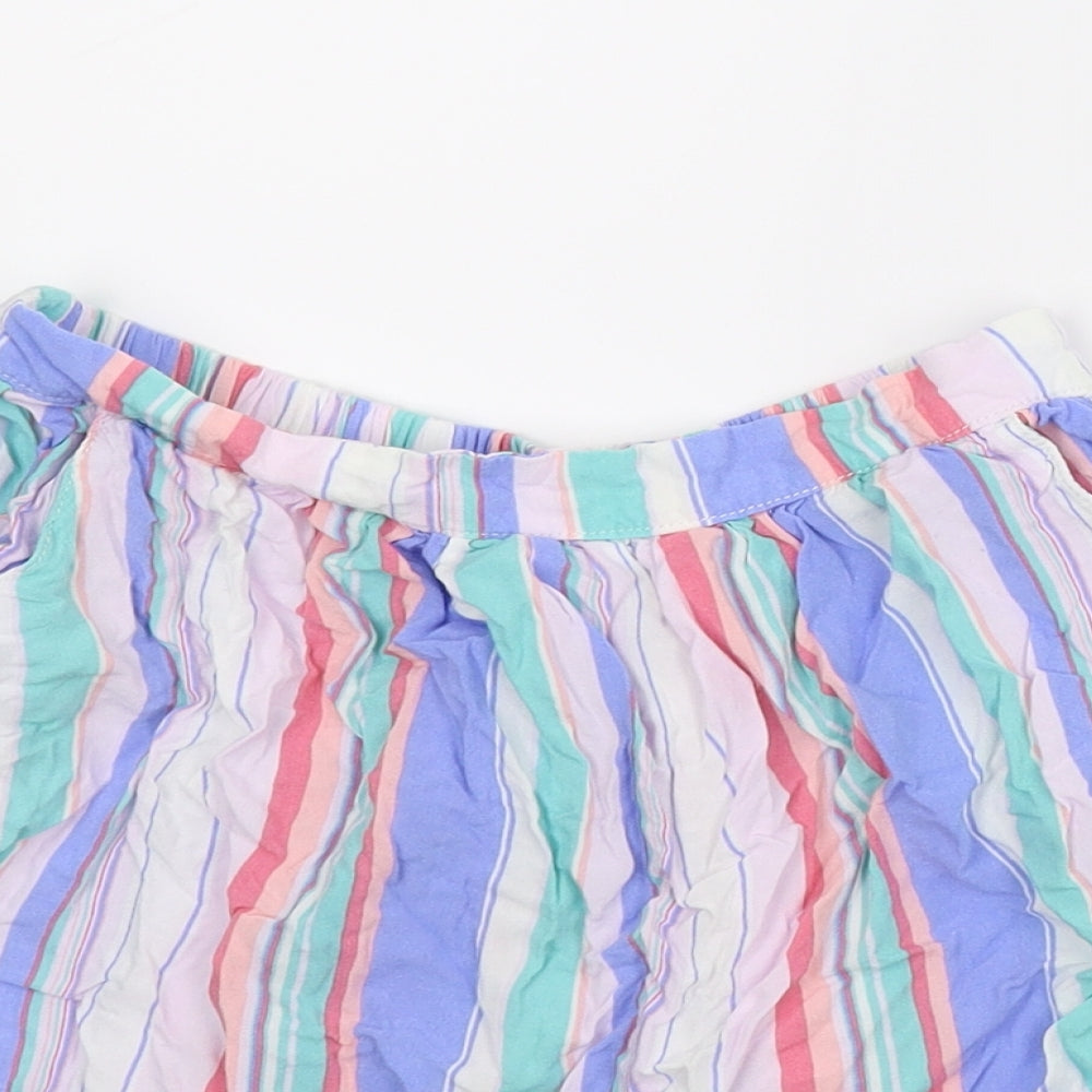 NEXT Girls Multicoloured Striped  A-Line Skirt Size 11 Years