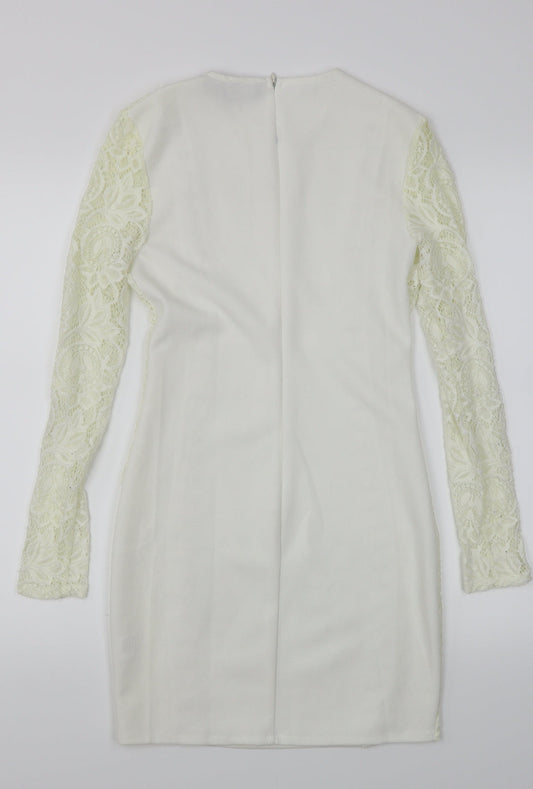 Misspap Womens White   Bodycon  Size 8