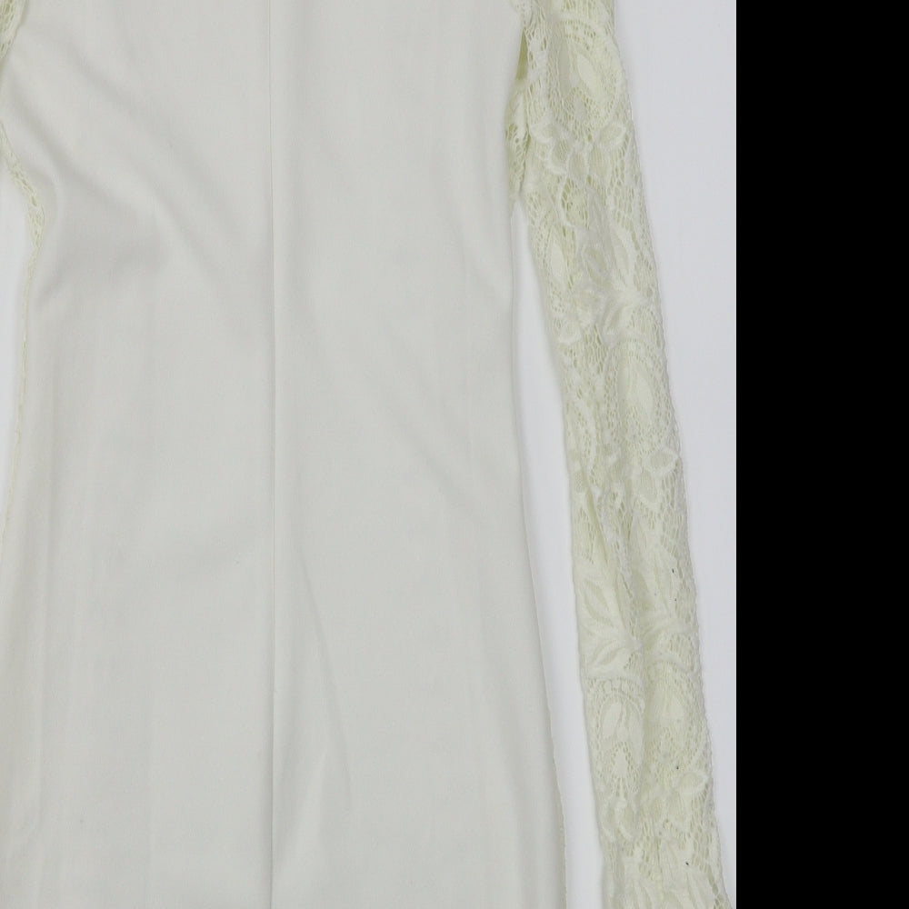Misspap Womens White   Bodycon  Size 8