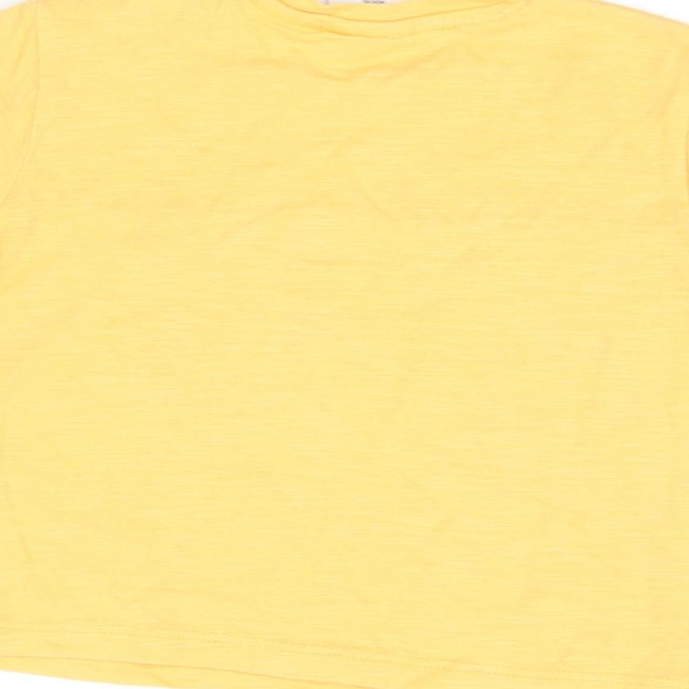 Zara  Yellow   Basic T-Shirt Size 6-9 Months