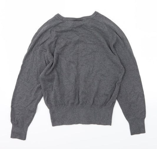Trutex Mens Grey  Knit Pullover Jumper Size S