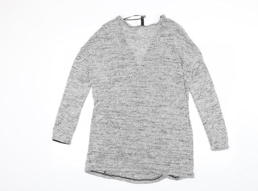 H&M Womens Grey   Cardigan Jumper Size S