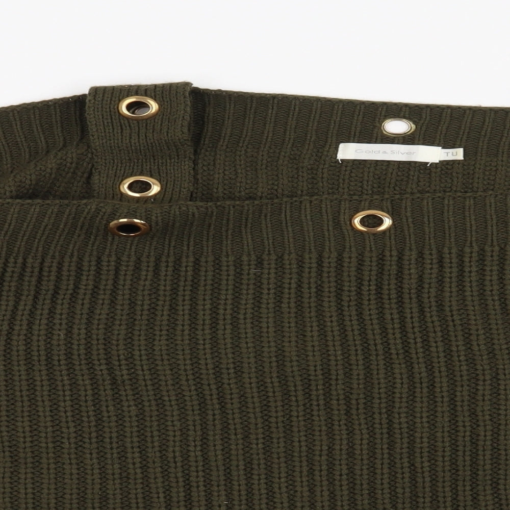 Preworn Womens Green   Pullover Jumper One Size