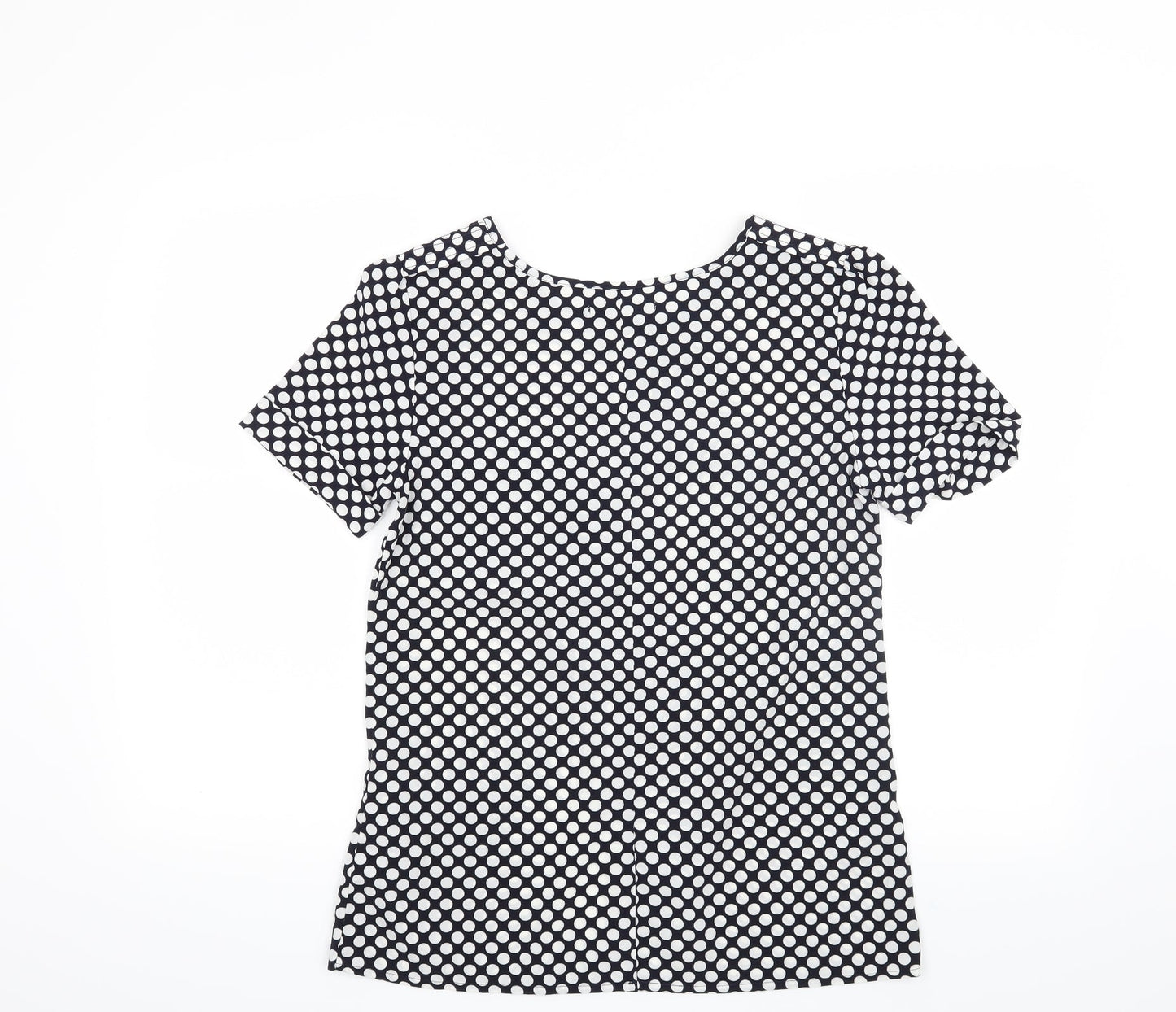 Gap Womens Blue Polka Dot  Basic Blouse Size XS