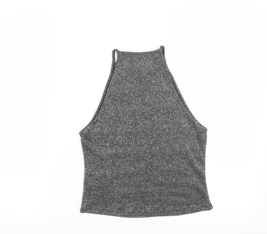 H&M Womens Grey    Blouse Size S