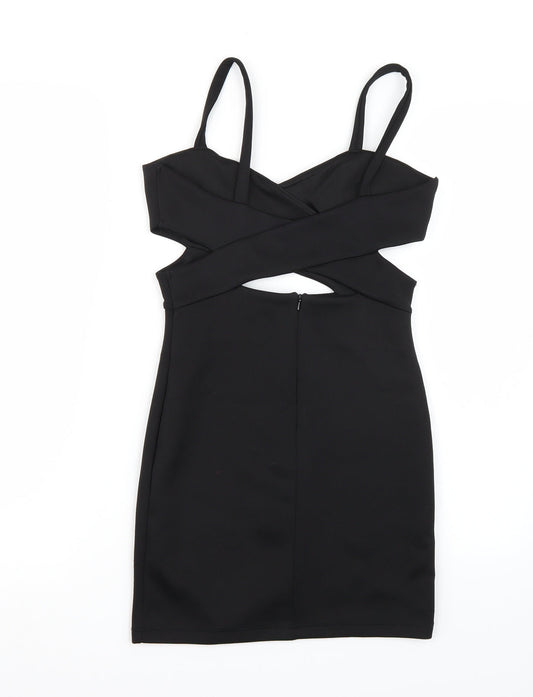 Topshop Womens Black   A-Line  Size 8