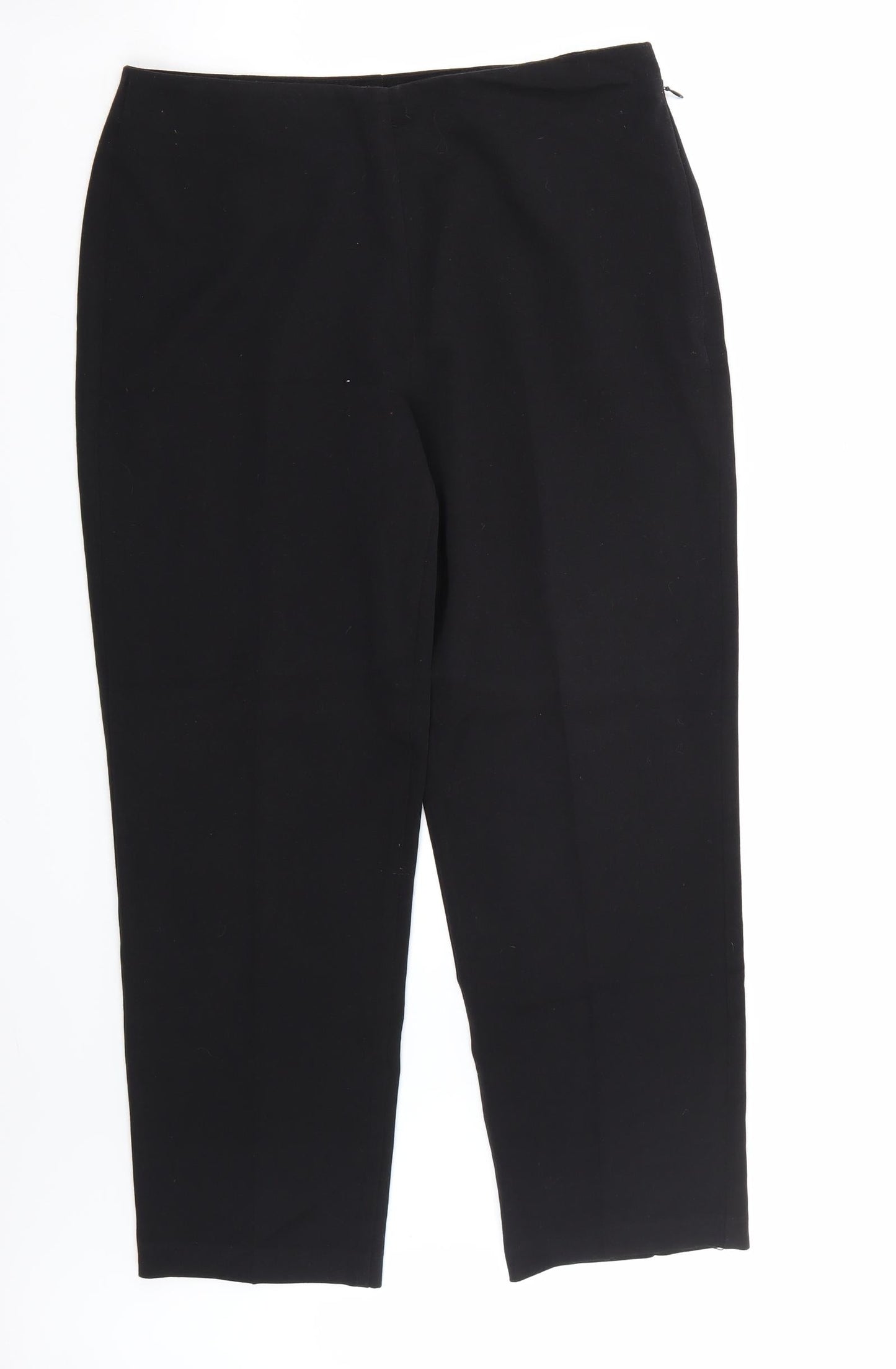 Marks and Spencer Womens Black   Trousers  Size 12 L28 in