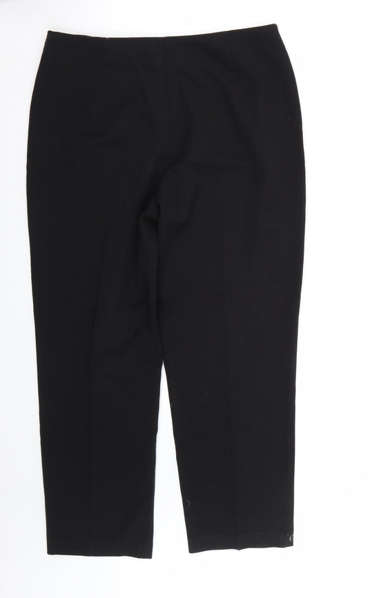 Marks and Spencer Womens Black   Trousers  Size 12 L28 in