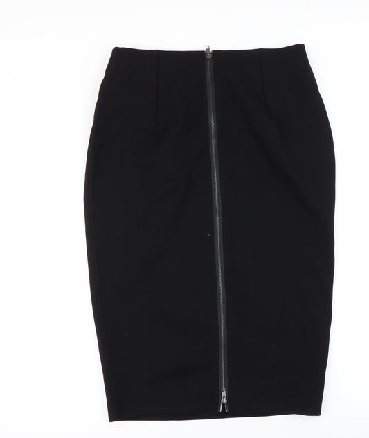 Preworn Womens Black   A-Line Skirt Size 30 in