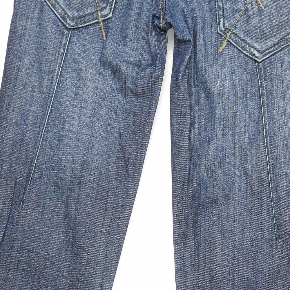 rm Mens Blue  Denim Straight Jeans Size 27 in L34 in