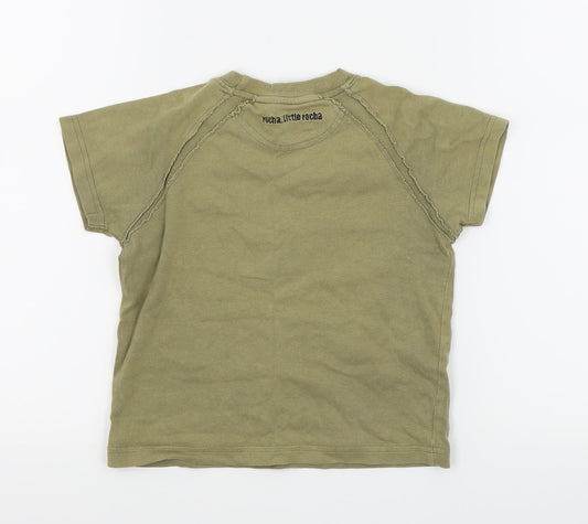 Debenhams Boys Green   Basic T-Shirt Size 2-3 Years