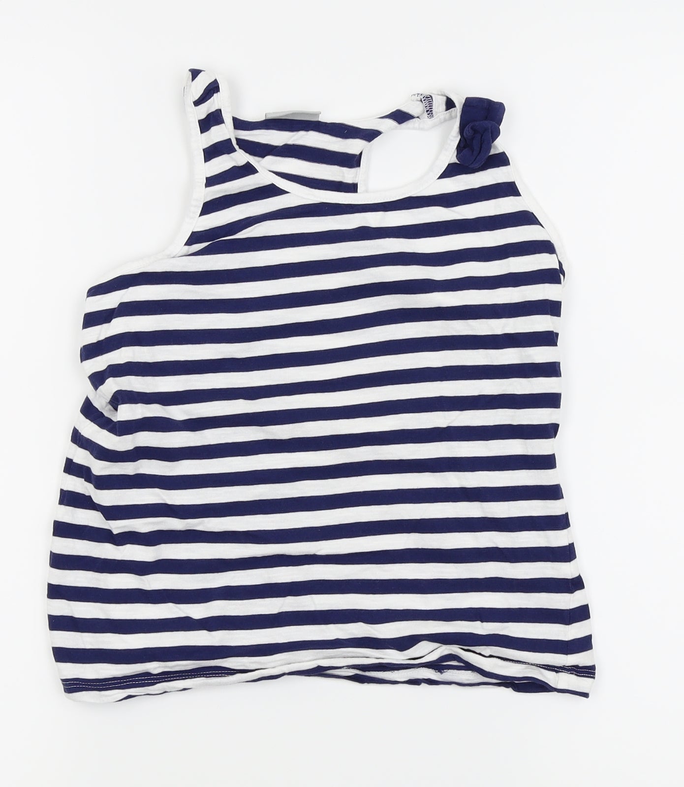 I love girls wear Girls White Striped  Camisole Tank Size 12-13 Years