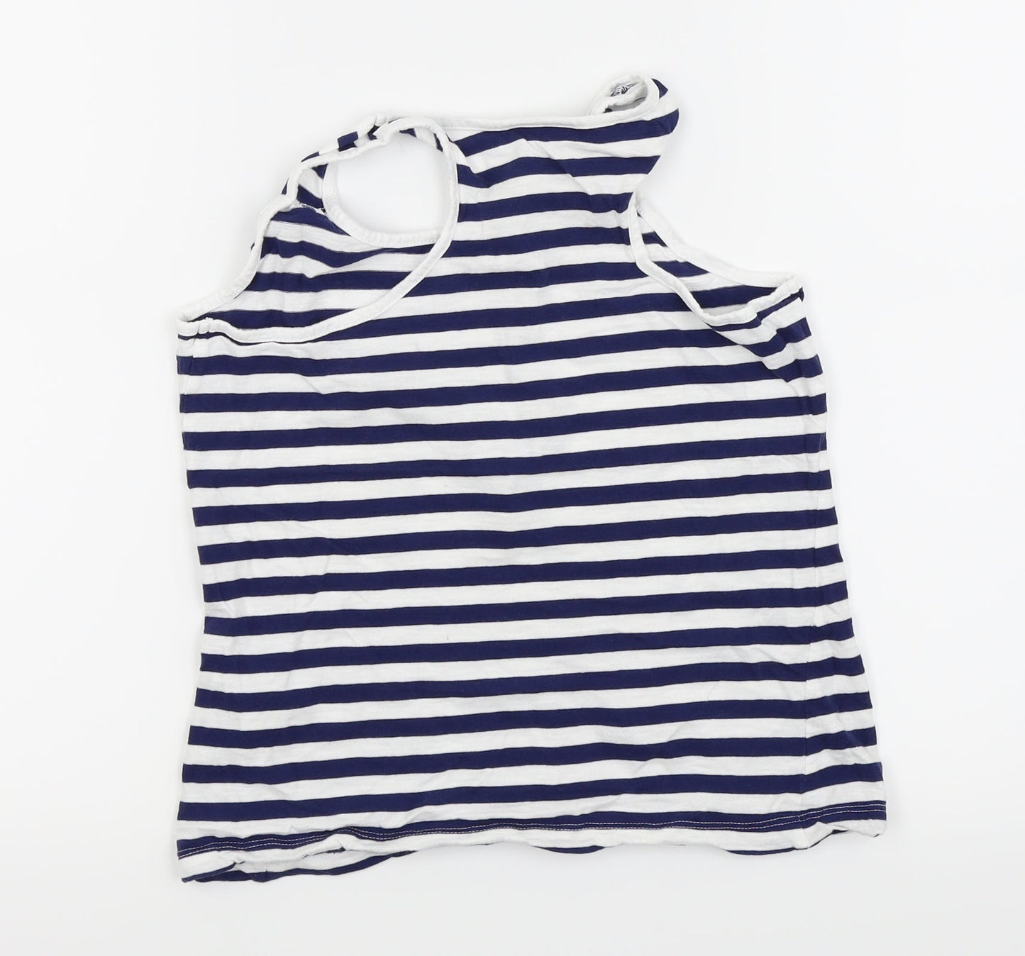 I love girls wear Girls White Striped  Camisole Tank Size 12-13 Years