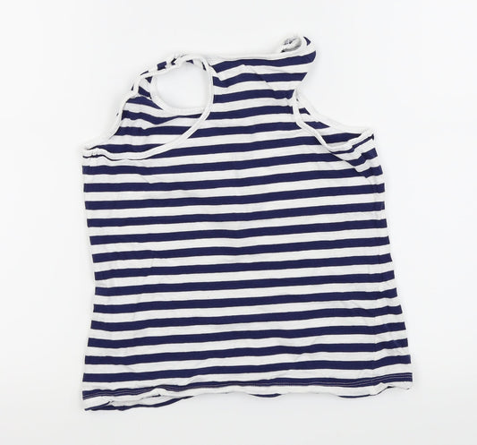 I love girls wear Girls White Striped  Camisole Tank Size 12-13 Years