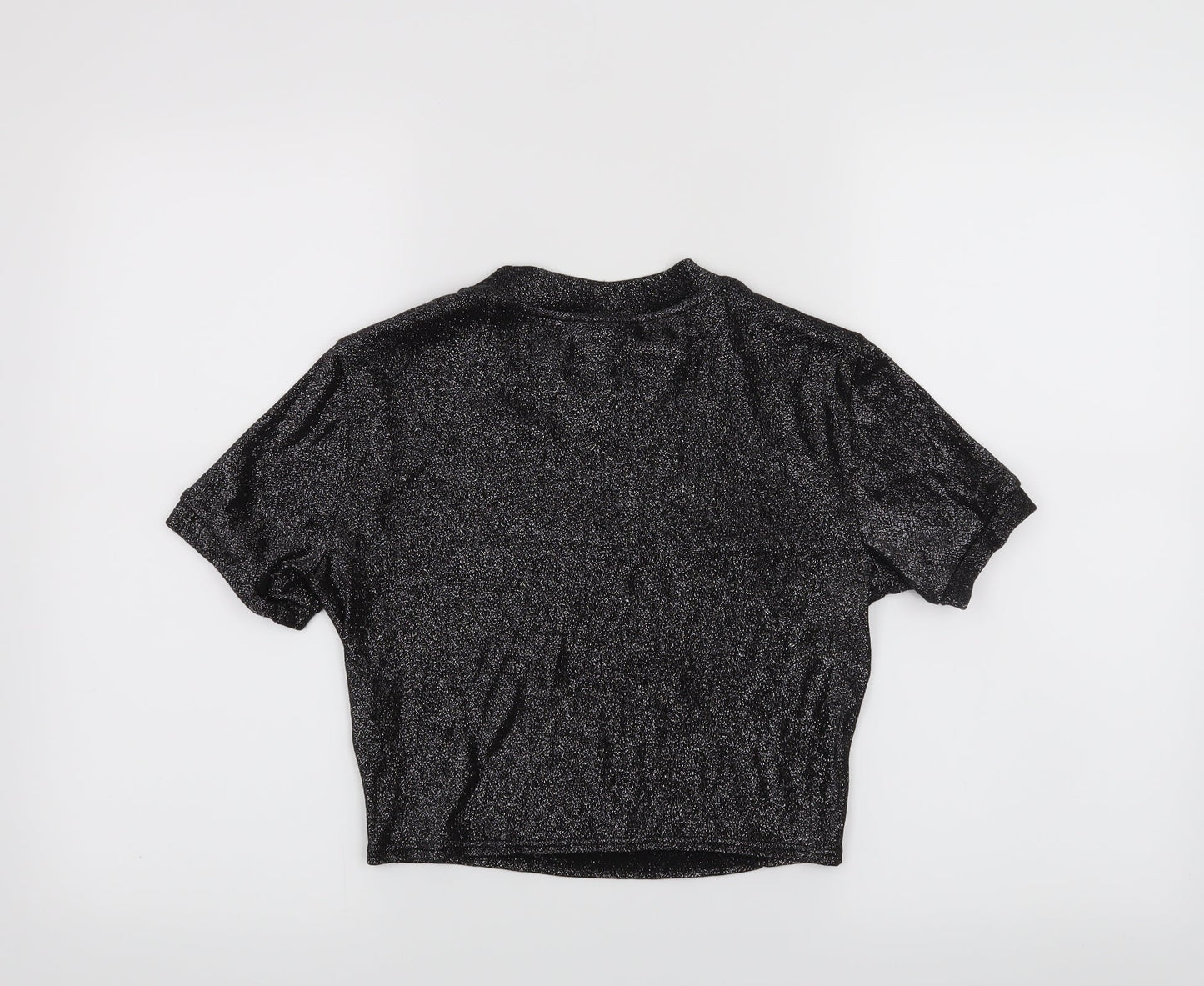 Topshop Womens Black   Basic T-Shirt Size 8